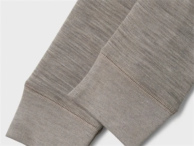 Name It leggings merinould slim fit satellite grå-brun detalje