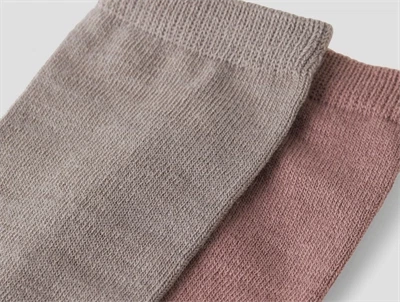 Name It strømper i grå og brunlig nuance 2-pak