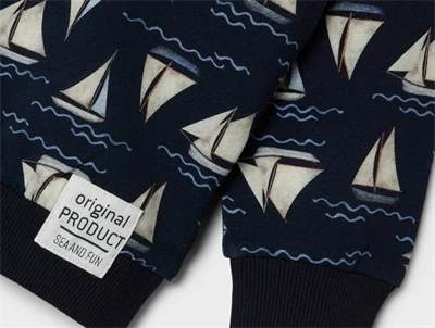 Name It dark sapphire sailboat sweatshirt 