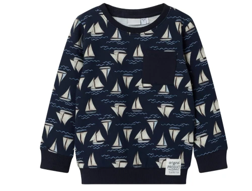 Name It dark sapphire sailboat sweatshirt 