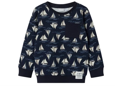 Name It dark sapphire sailboat sweatshirt 