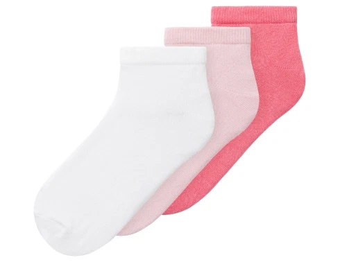 Name It bright white/parfait pink/camellia rose footie strømper (6-pak)