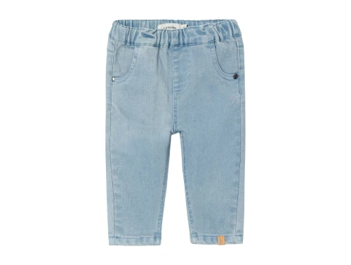 Lil Atelier medium blue denim taperede jeans
