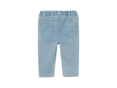 Lil Atelier medium blue denim taperede jeans