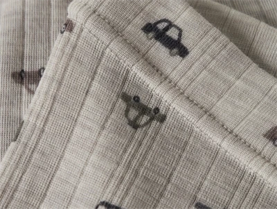 Name It leggings i nacreous cloud merinould med bilprint detalje