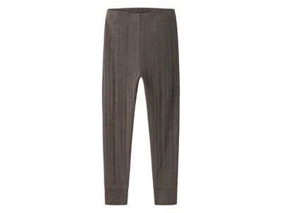 Name It merinould leggings i morel forfra