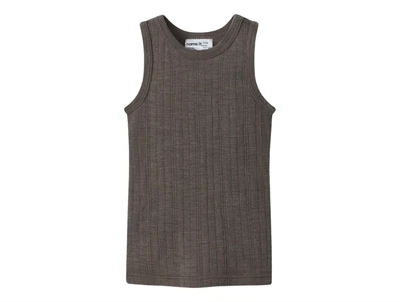 Name It merinould tanktop i morel forfra