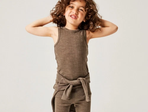 Name It merinould tanktop i morel på barn