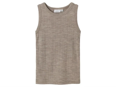 Name It uld undertrøje i satellite merinould med ribstruktur