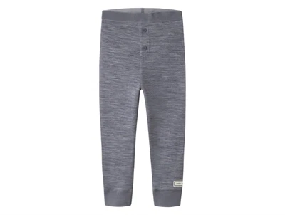 Name It leggings i blågrå nuance folkstone gray merinould