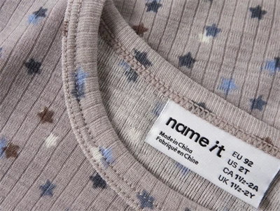 Name It merinould bluse med stjerner satellite stars