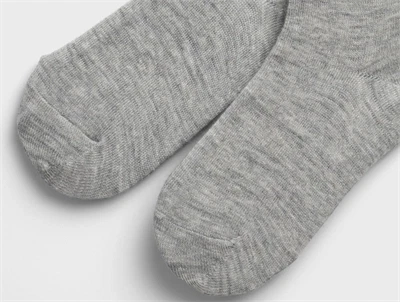 Detalje af Name It strømpebukser i grey melange grå nuance med uld