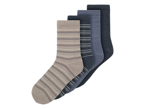 Name It strømper i merinould 4-pak Satellite