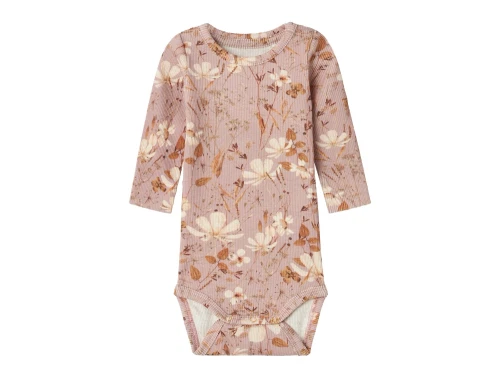 Name It deauville mauve blomstret body