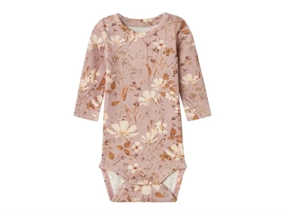 Name It deauville mauve blomstret body