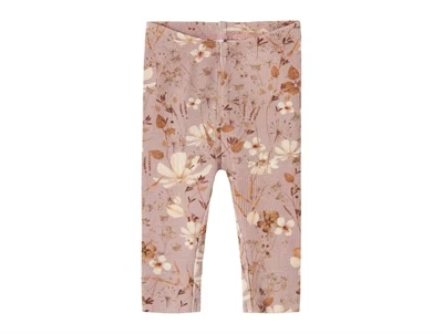 Name It deauville mauve blomstret legging