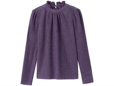 Name It loganberry glitter top