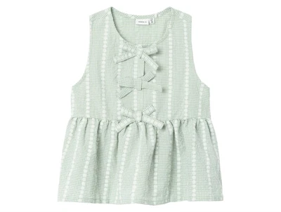 Name It silt green ternet top