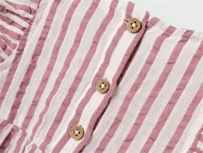 Name It parfait pink stribet sunsuit