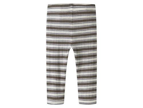 Name It leggings i snow white med striber i merinould