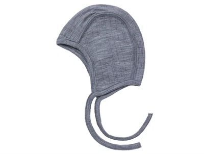 Name It babyhue i folkstone gray merinould med hulmønster