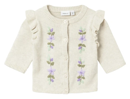Name It peyote melange broderi cardigan