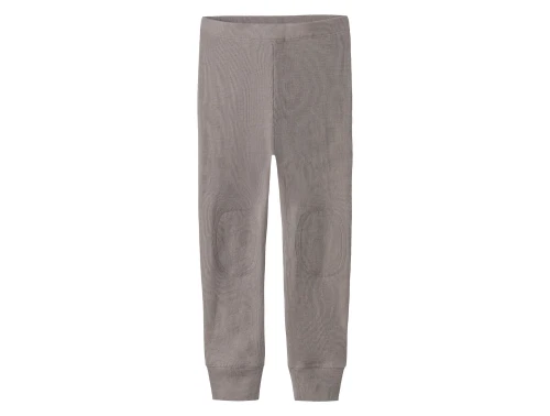 Name It leggings i grå nuance i merinould/silke med rib