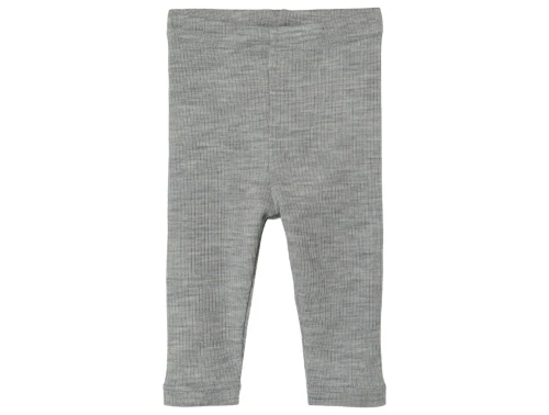 Lil Atelier grey melange legging merinould