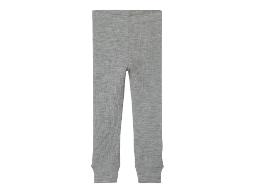 Lil Atelier grey melange legging merinould