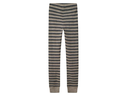 Name It leggings i uld med striber i ombre blue bagside