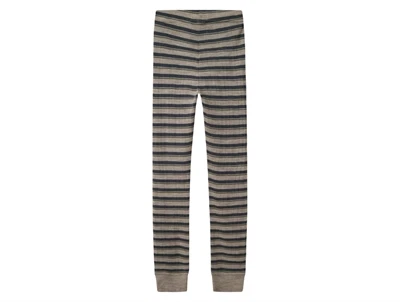 Name It leggings i uld med striber i ombre blue bagside