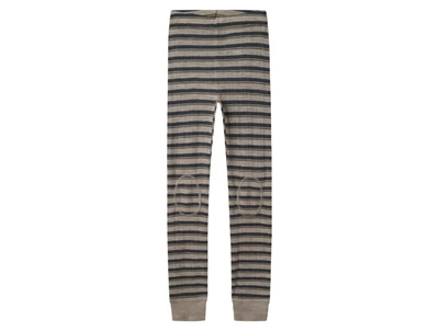 Name It leggings i uld med striber i ombre blue forside