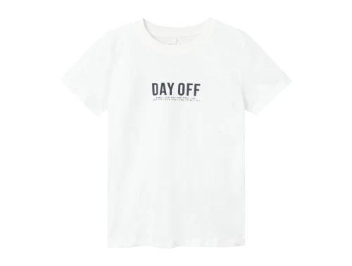 Name It bright white Day Off t-shirt