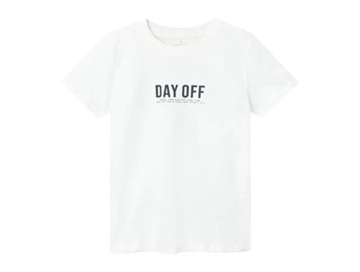 Name It bright white Day Off t-shirt