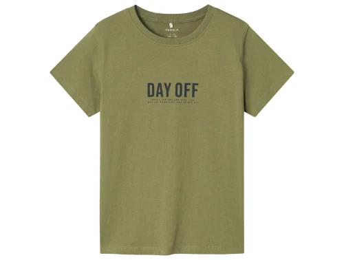 Name It oil green day off t-shirt