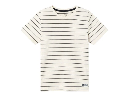 Name It peyote melange/india ink stribet t-shirt