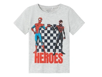 Name It light grey melange Spiderman top