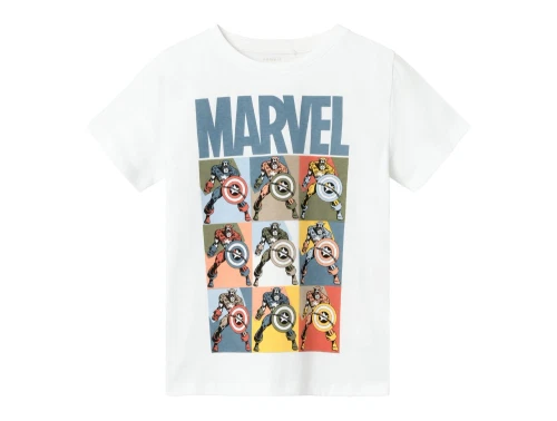 Name It bright white Marvel t-shirt