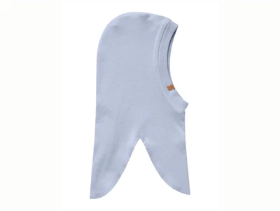 Lil' Atelier elefanthue i zen blue ribstrik