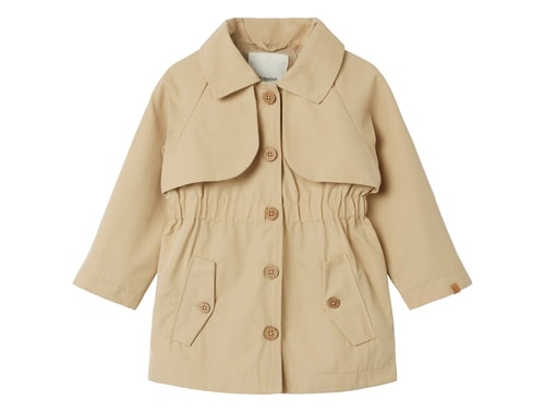 Lil Atelier warm sand trenchcoat jakke