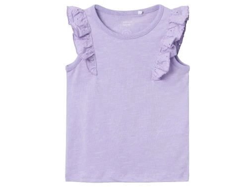 Name It purple rose flæse top