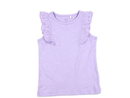 Name It purple rose flæse top