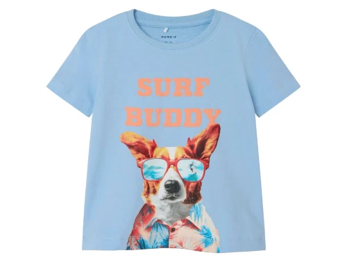 Name It chambray blue t-shirt