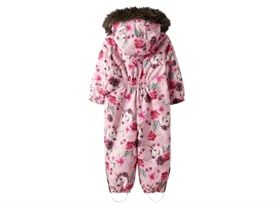 Name It flyverdragt parfait pink med unicorn print bagside