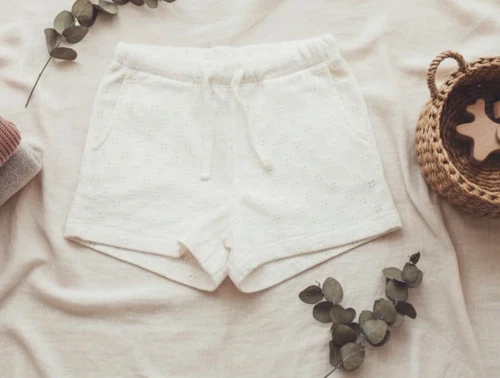 Lil Atelier coconut milk shorts