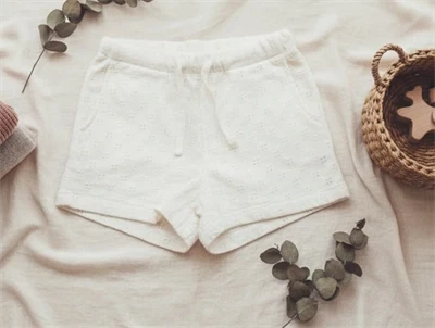 Lil Atelier coconut milk shorts
