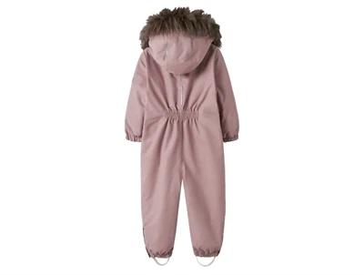 Name It flyverdragt violet med glimmerprint set bagfra