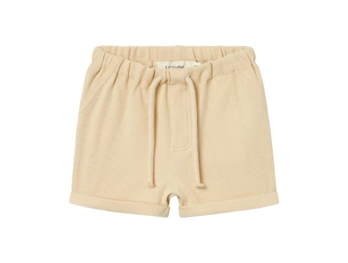 Lil Atelier bleached sand shorts
