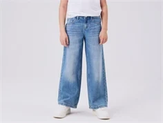 Name It medium blue denim wide jeans