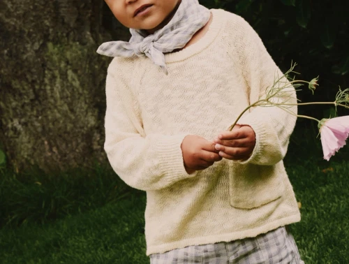 Lil Atelier bleached sand striktrøje